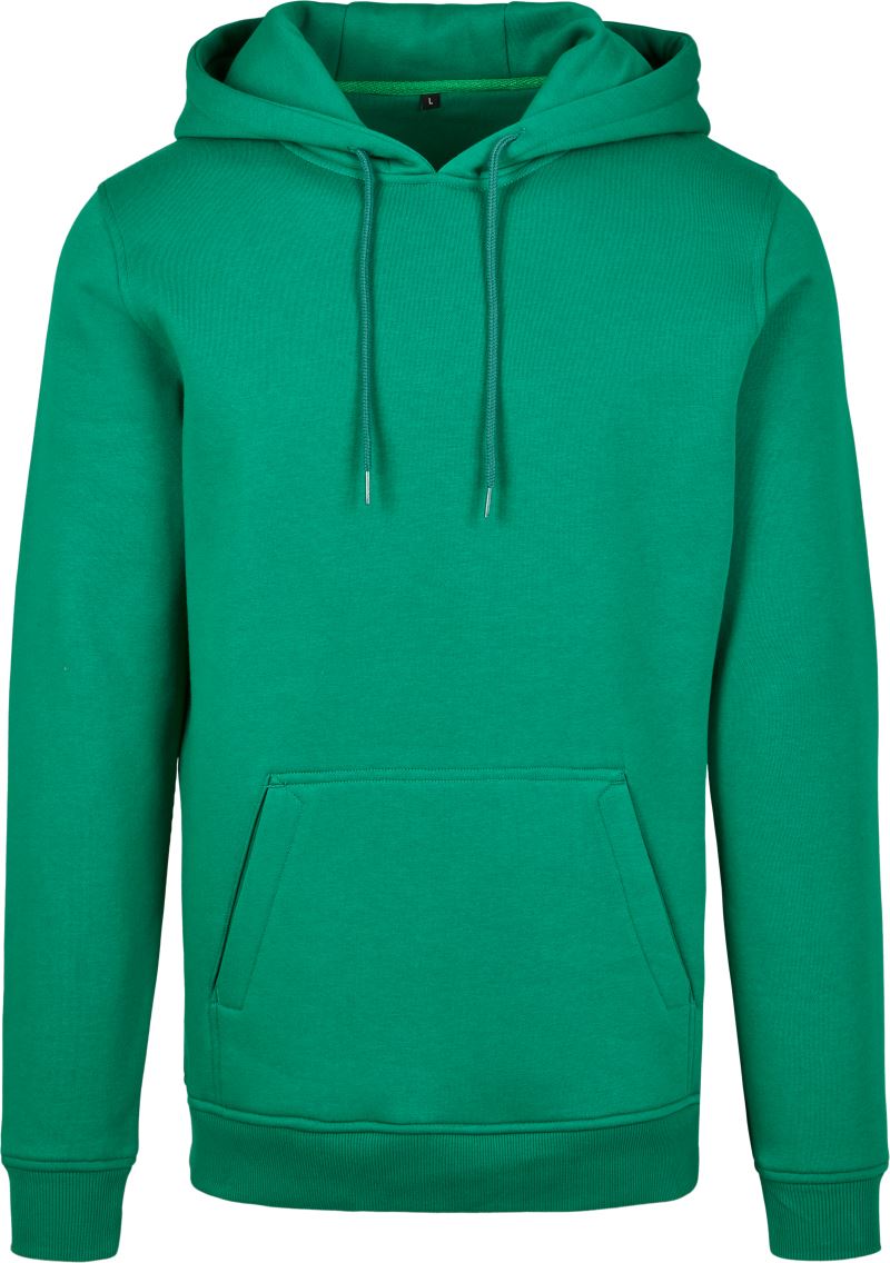 Levně Mikina s kapucí z těžké bavlny - forest green