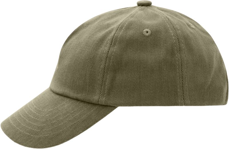 Levně Dětská 5 panelová kšiltovka - dark khaki
