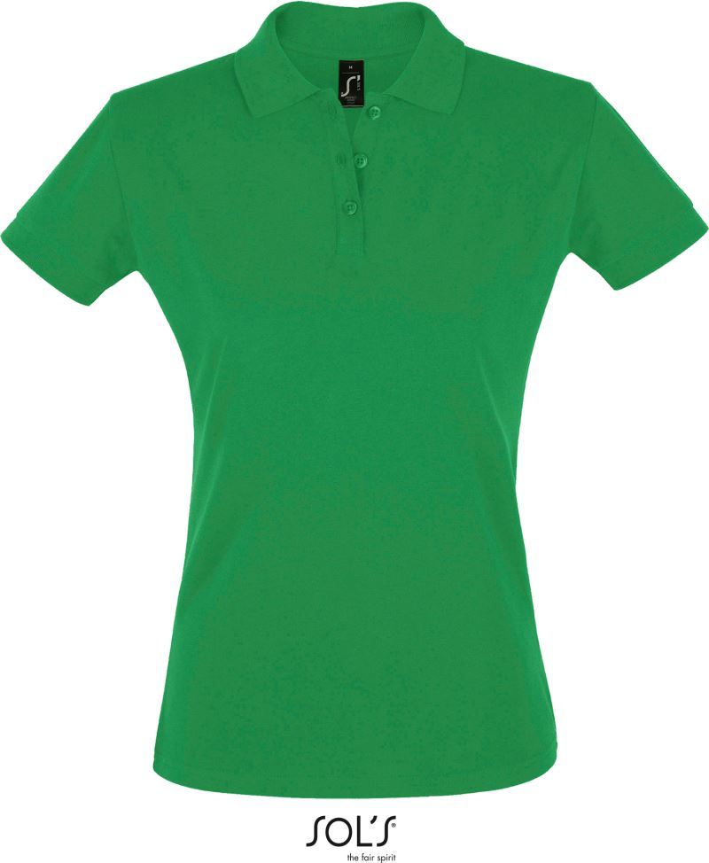 Dámské piqué polo - kelly green