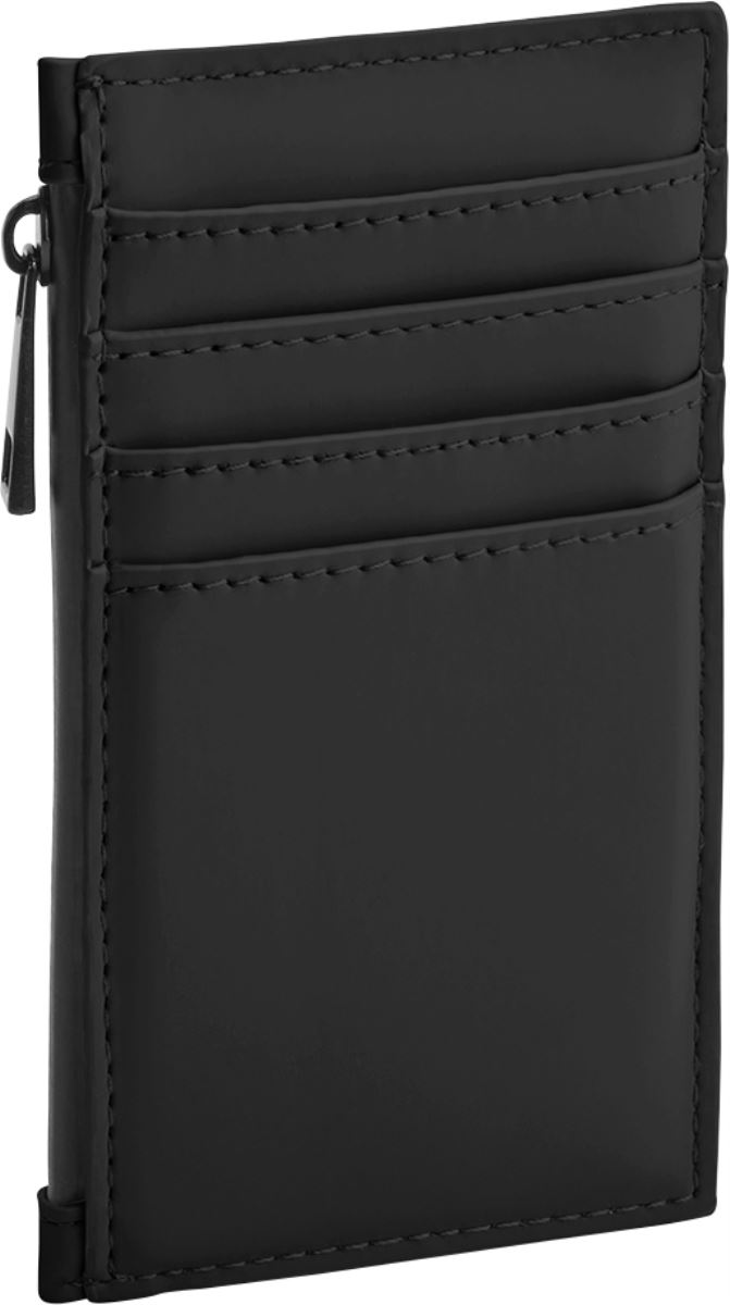 Levně Pouzdro na karty matné PU - black