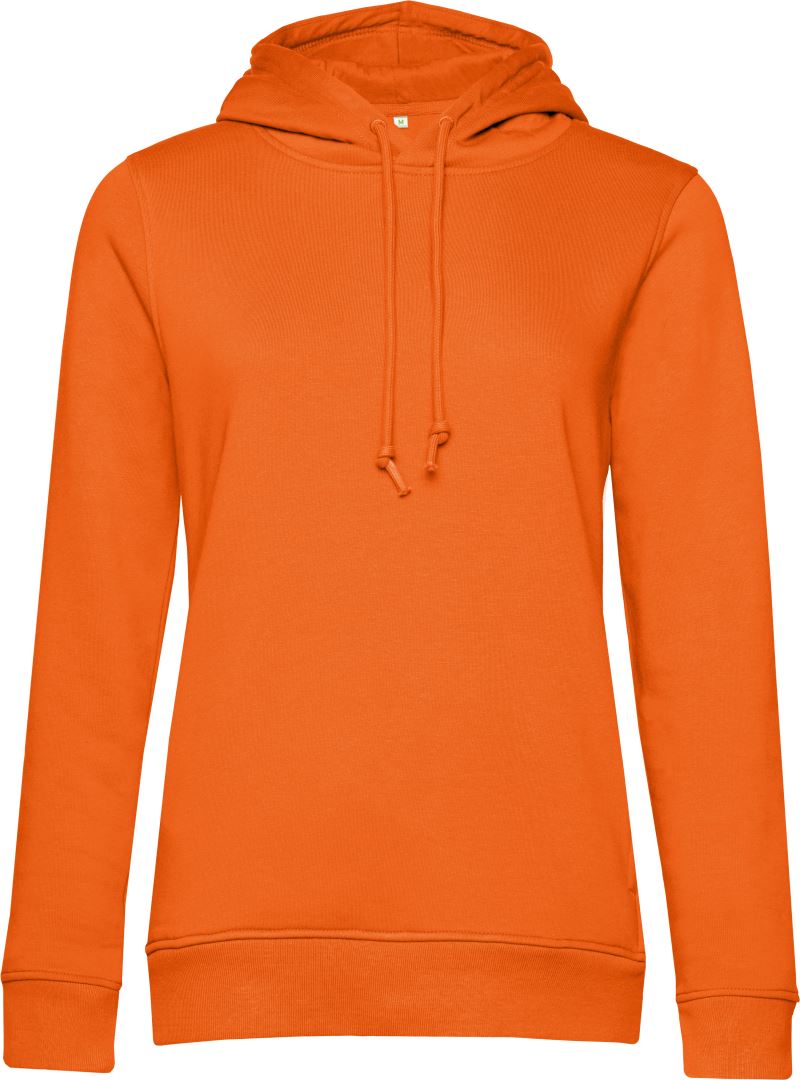 Levně Dámská mikina s kapucí - pure orange