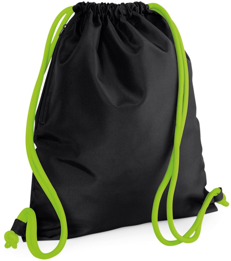 Levně Sportovní vak Icon - black/lime green