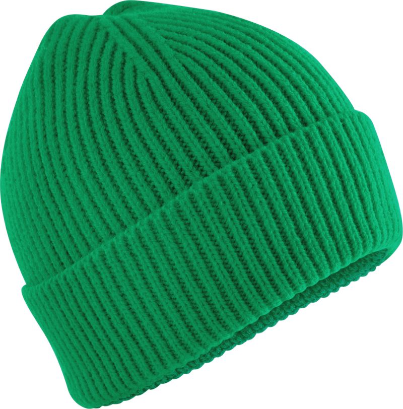 Levně Dětská pletená čepice "Fashion" - kelly green