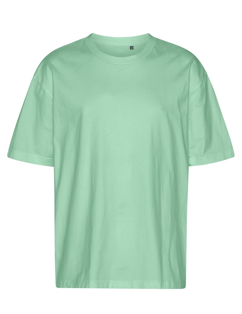 Levně Oversize bio IC tričko "Tiger" - dusty mint