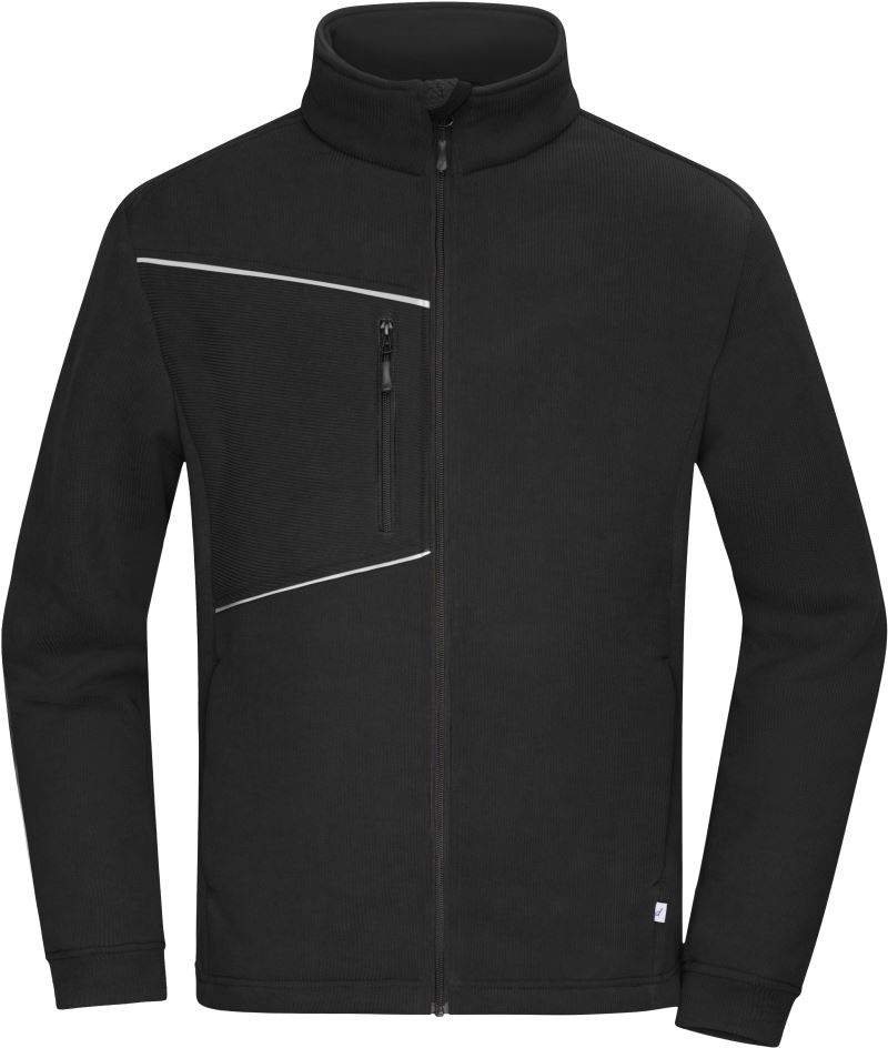Levně Pracovní přechodová bunda manšestr vzhled - Color - black