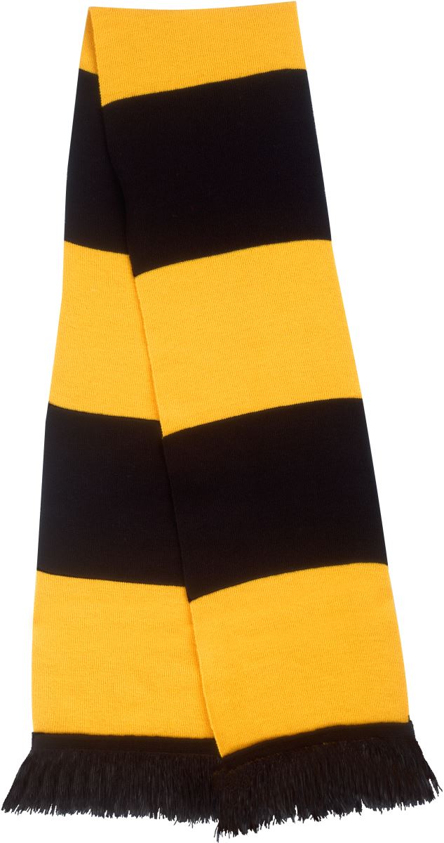 Levně Týmová šála - black/gold