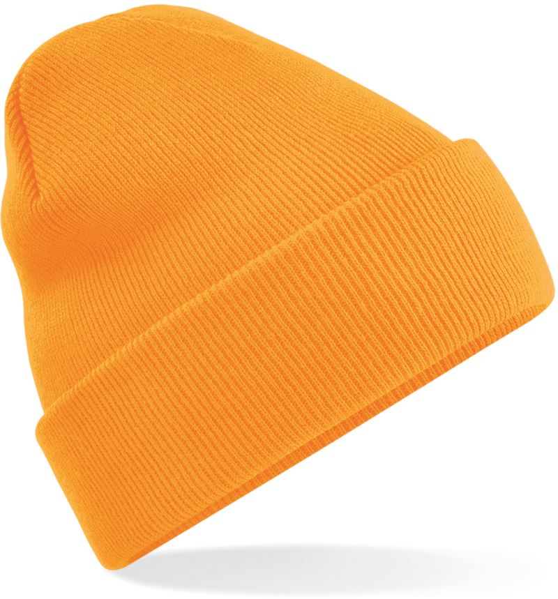 Levně Pletená čepice "Original" - fluorescent orange