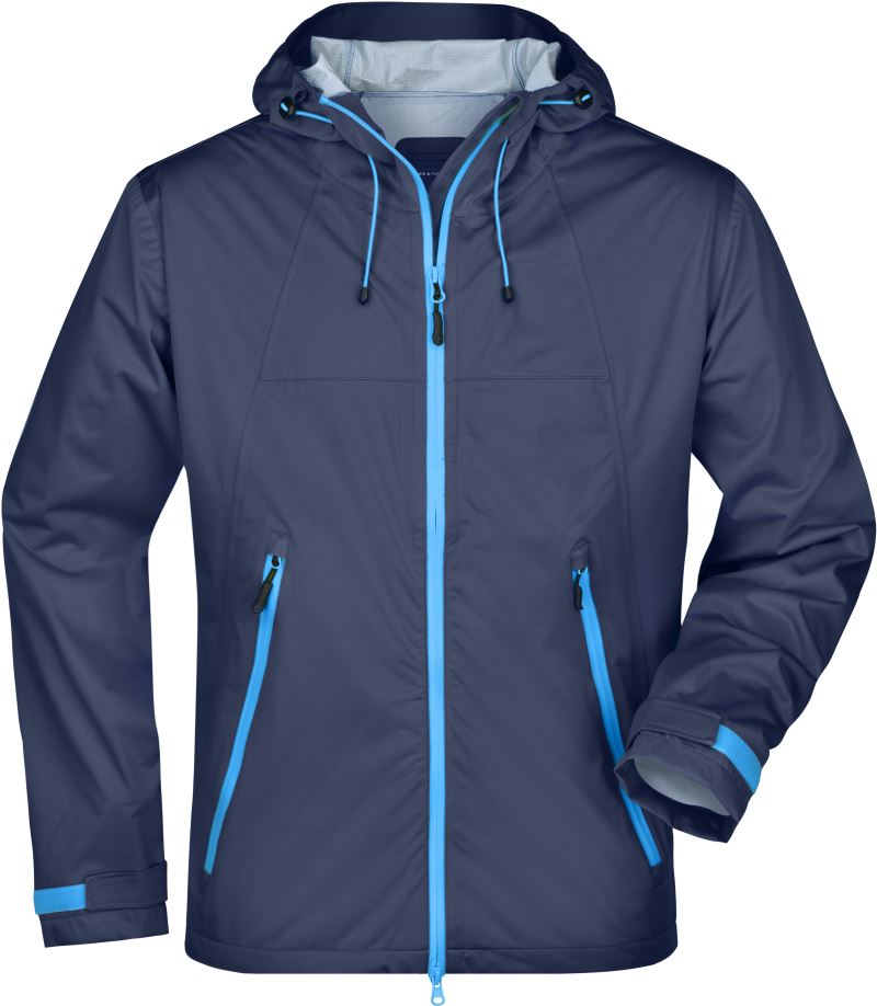 Levně Pánská 3-vrstvá softshellová bunda - navy/cobalt