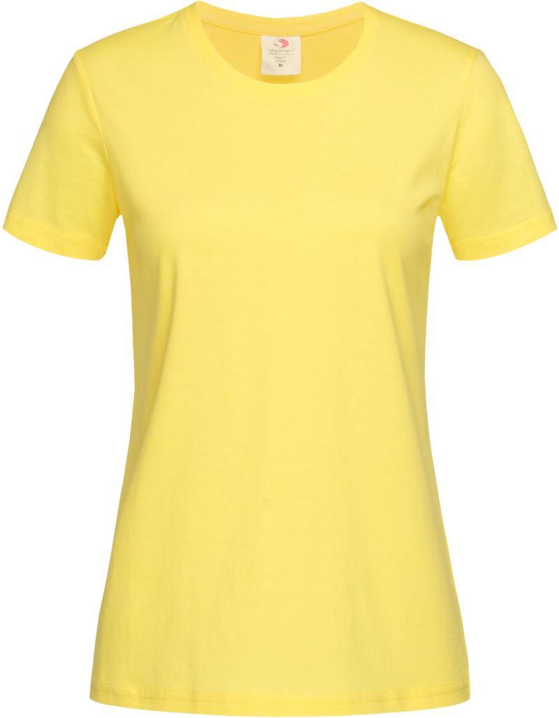 Levně Dámské tričko - yellow
