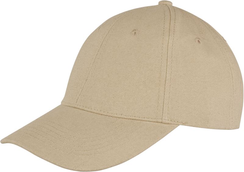 Levně 6 panelová nízkoprofilová kšiltovka - khaki