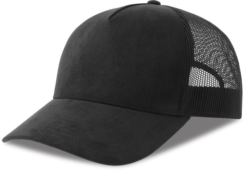 5 panelová Trucker kšiltovka - black