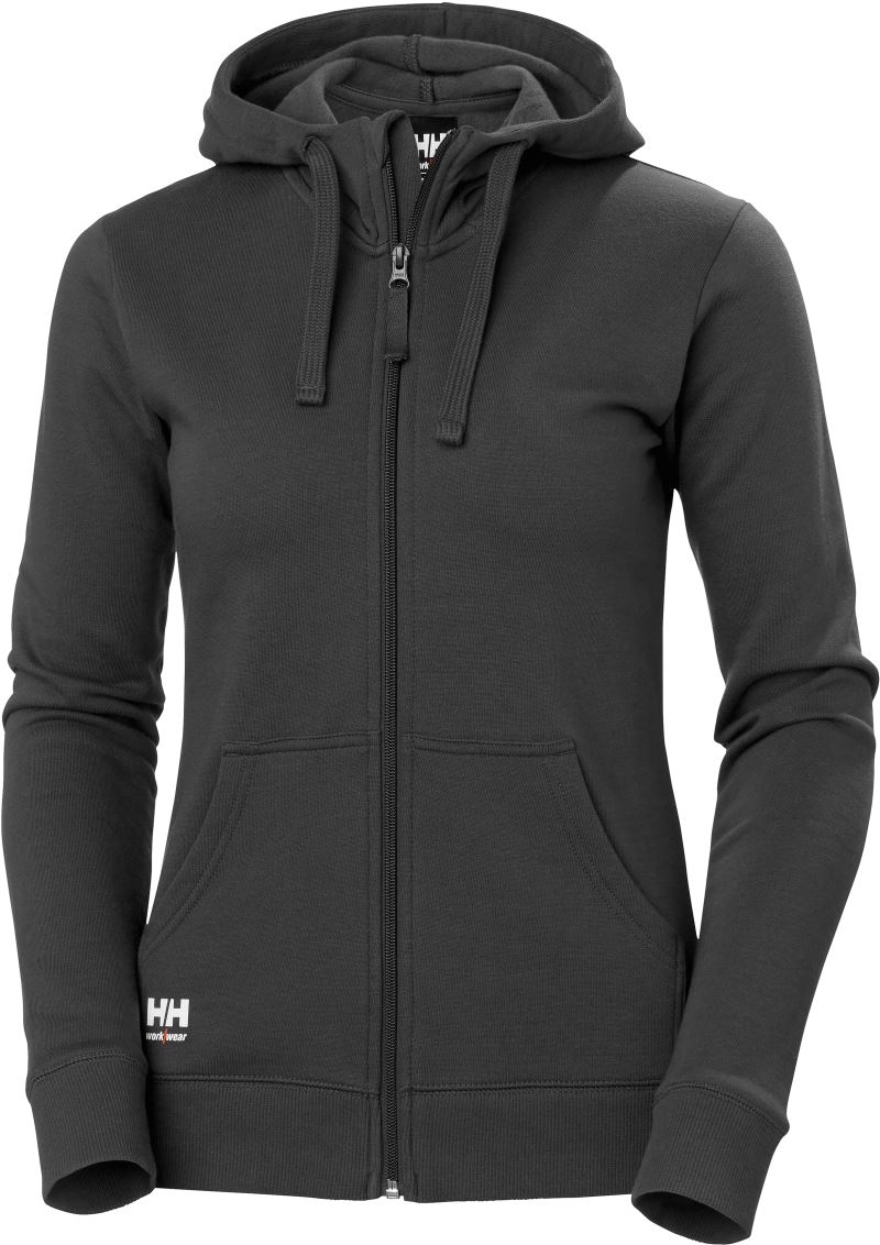 Levně Dámská mikina s kapucí "Classic" - dark grey