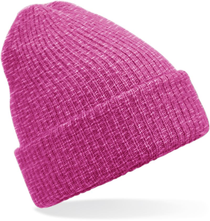 Levně Pletená čepice "Colour Pop" - bright pink