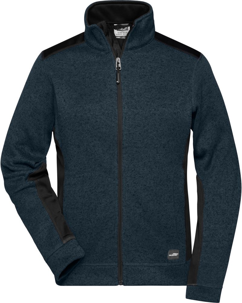 Levně Dámská pracovní pletená fleecová bunda - Strong - navy/navy