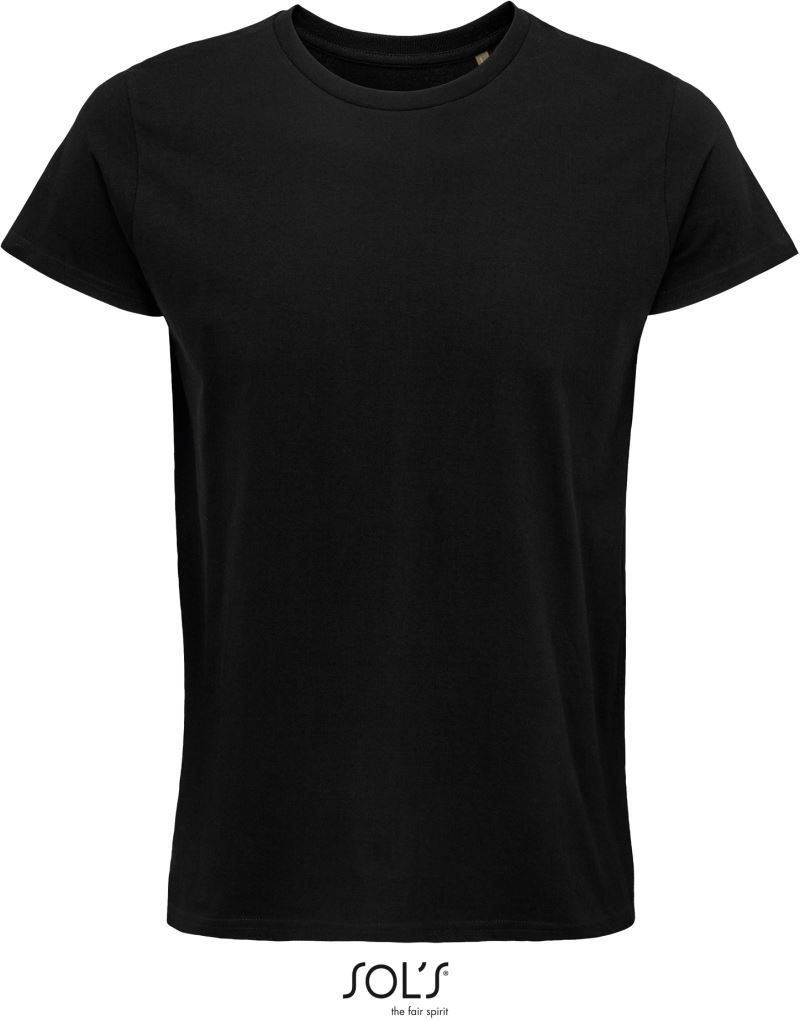 Levně Pánské tričko z bio bavlny - deep black