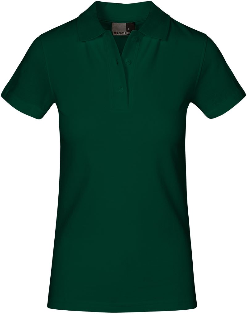 Levně Dámské piqué polo "Superior" - forest
