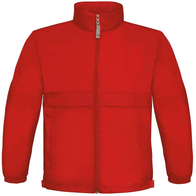 Levně Dětská větrovka bez podšívky - red