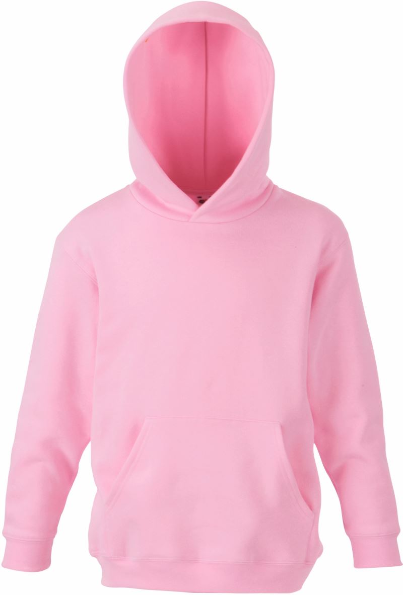 Levně Dětská mikina s kapucí - light pink