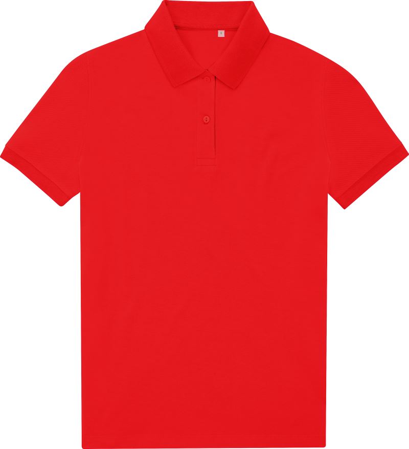 Levně Dámské piqué polo - pop tomato