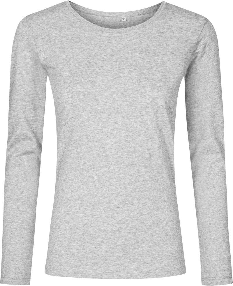 Levně Dámské tričko s dlouhým rukávem - X.O - heather grey