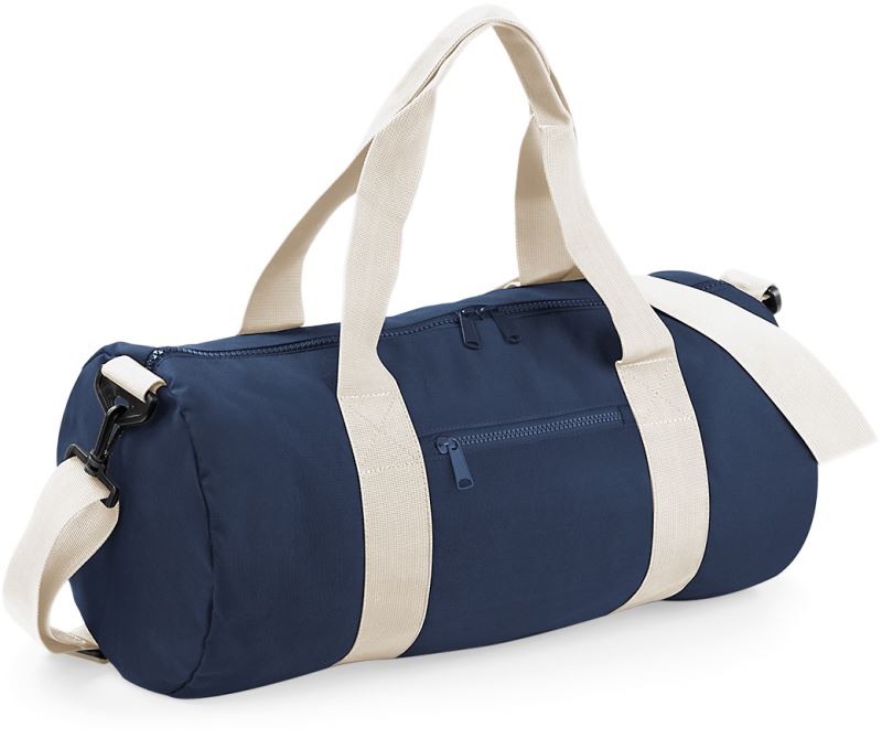Kulatá sportovní taška - french navy/off white