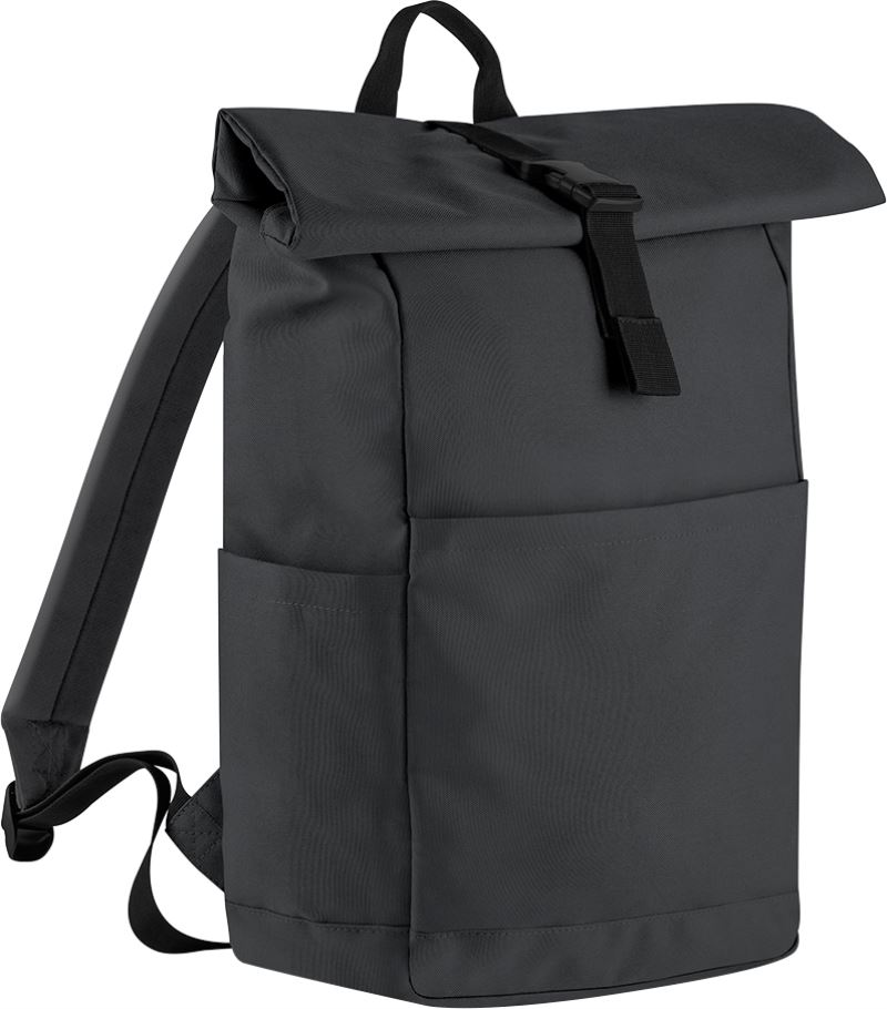 Levně Batoh Roll-Top "Premium Recycled" - graphite grey