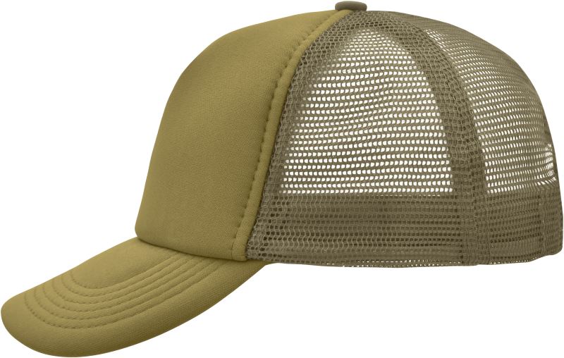 Levně 5 panelová polyesterová síťovaná kšiltovka - olive