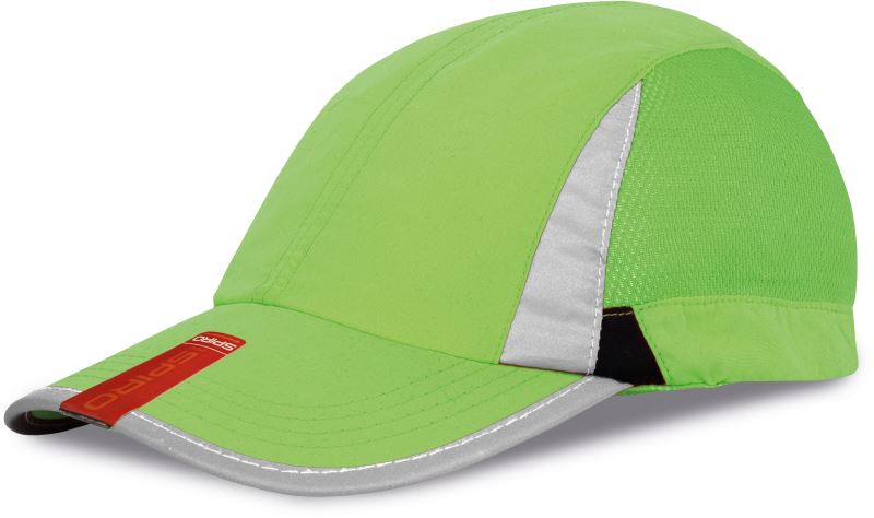 Levně Sportovní kšiltovka - lime/black
