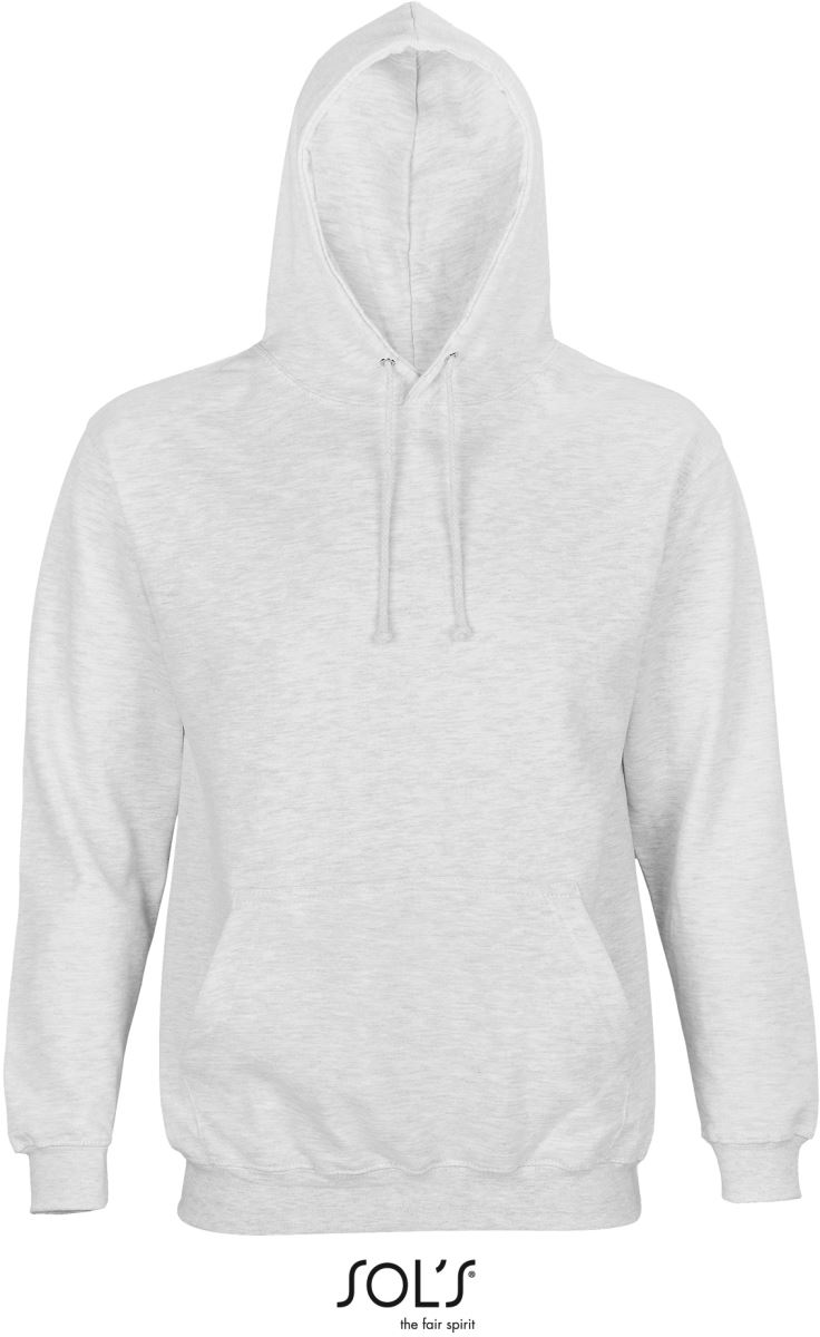 Unisex mikina s kapucí - grey melange