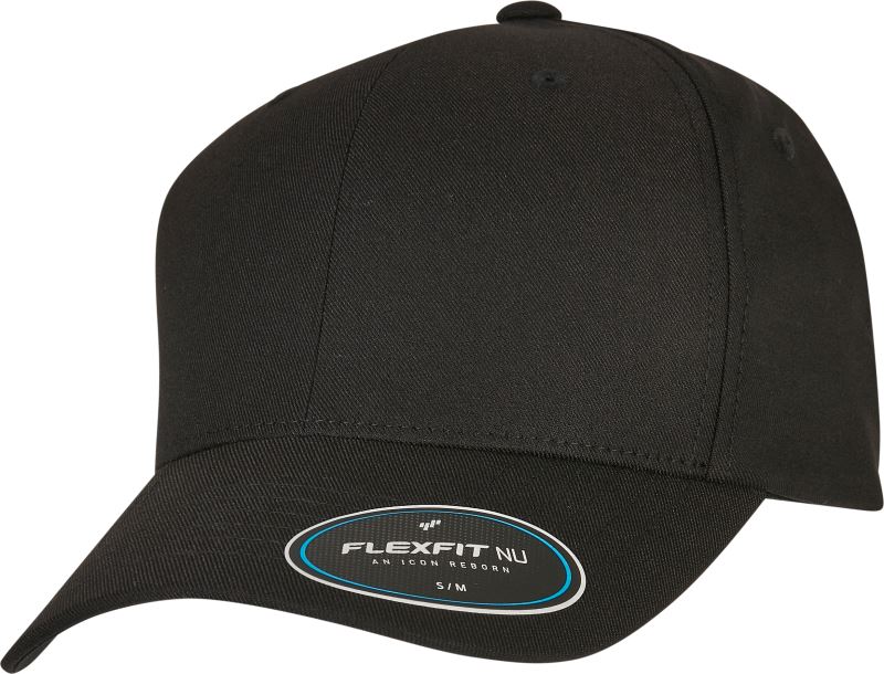 Levně 6 panelová kšiltovka "NU®" - black