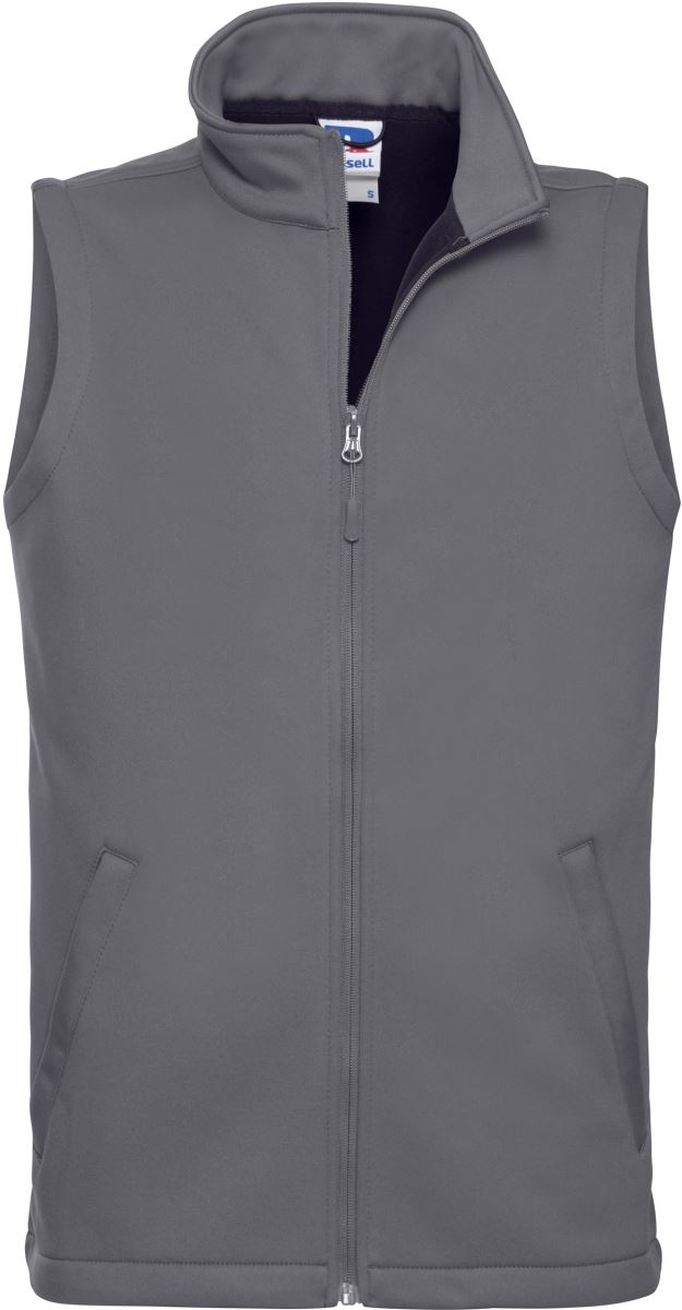 Levně Pánská 2-vrstvá smart softshellová vesta - convoy grey