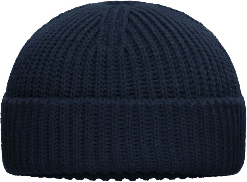 Levně Pletená čepice "Fisherman" - navy