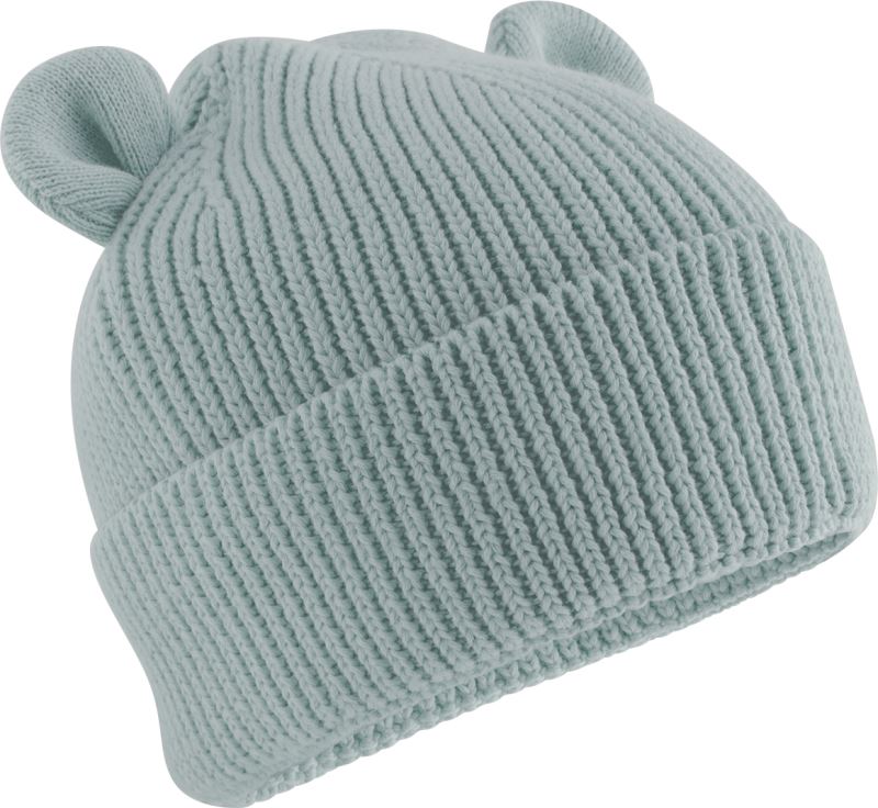 Levně Dětská čepice "Baby Bear" - dusty turquoise
