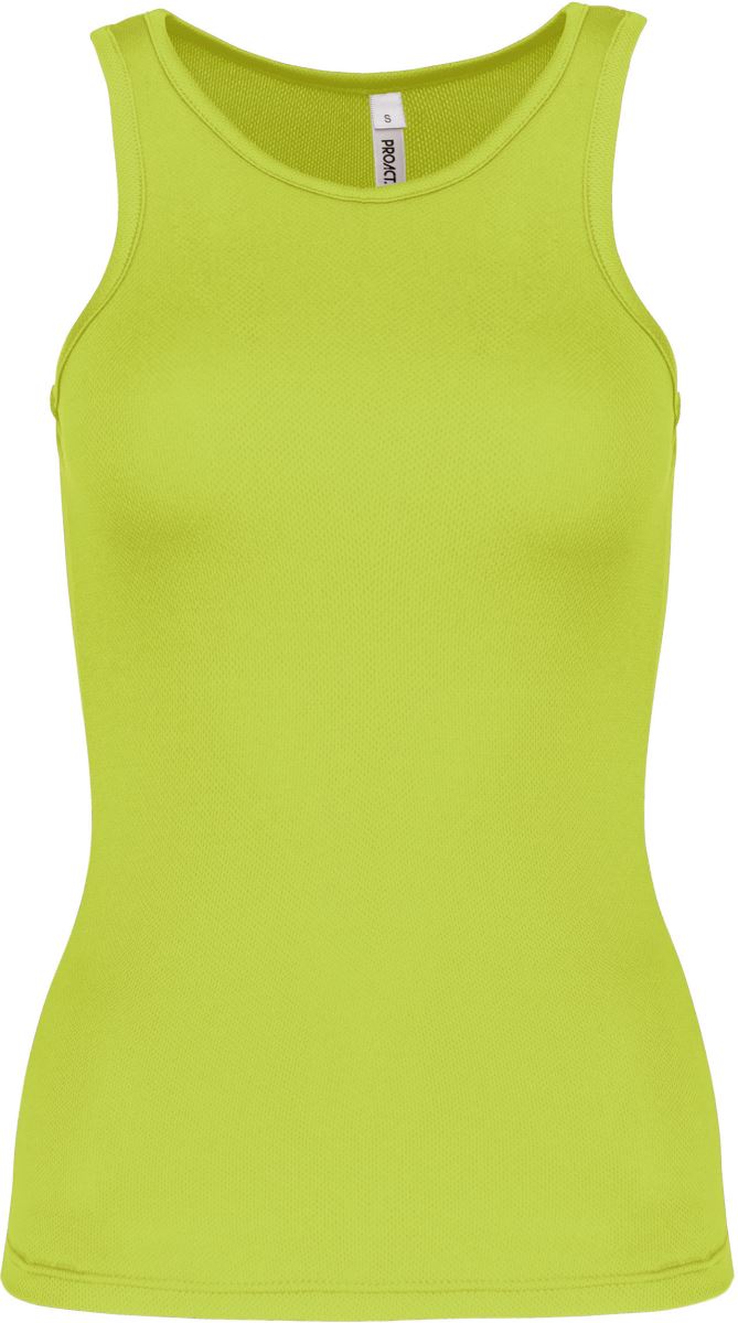 Levně Dámské sportovní tílko - lime