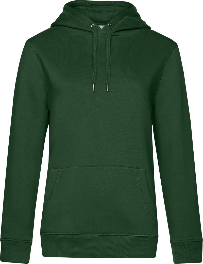 Levně Dámská mikina s kapucí - bottle green
