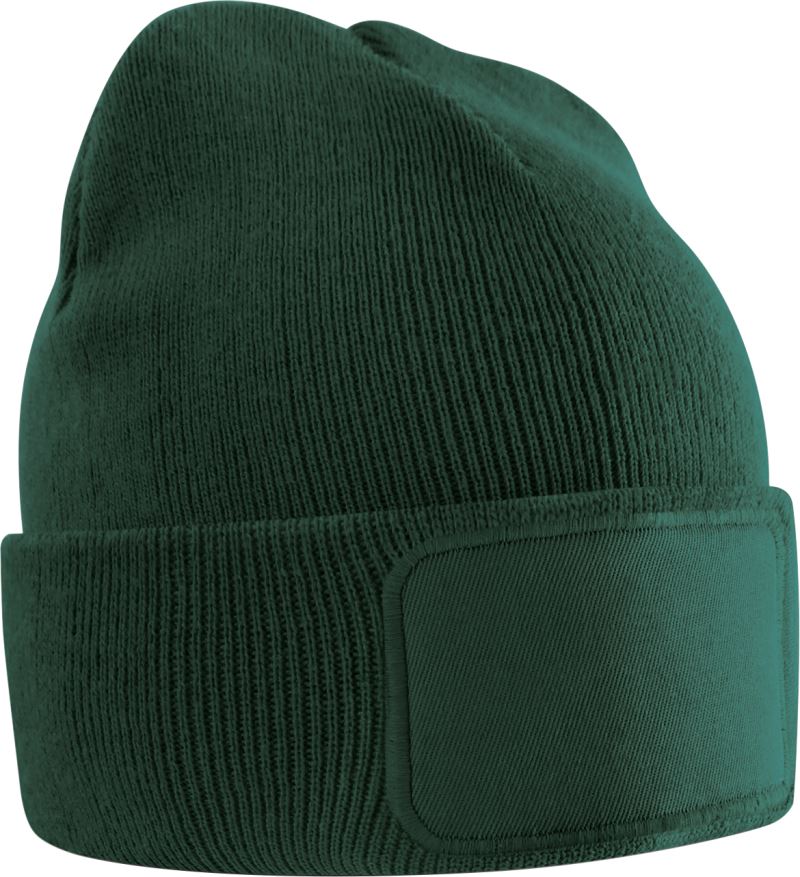 Levně Dětská čepice s nášivkou - bottle green
