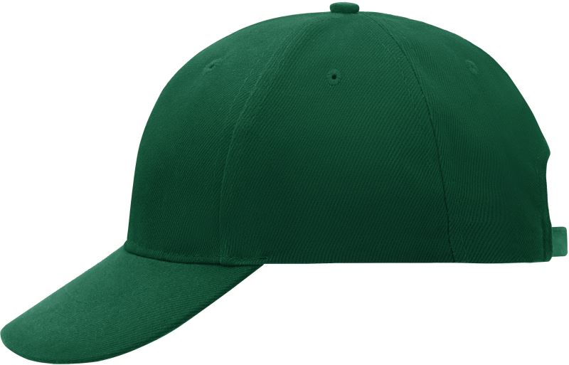 Levně 6 panelová kšiltovka vyztužená - dark green