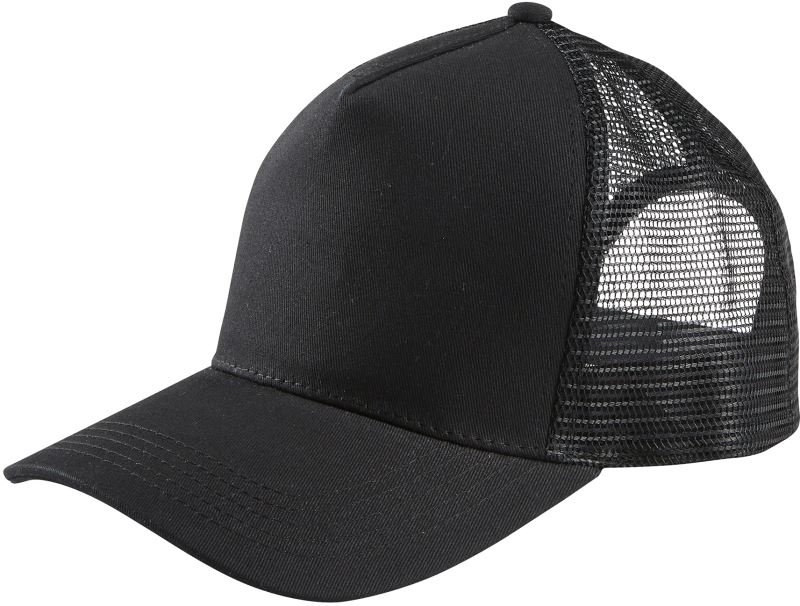 Levně 5 panelová Trucker kšiltovka - black