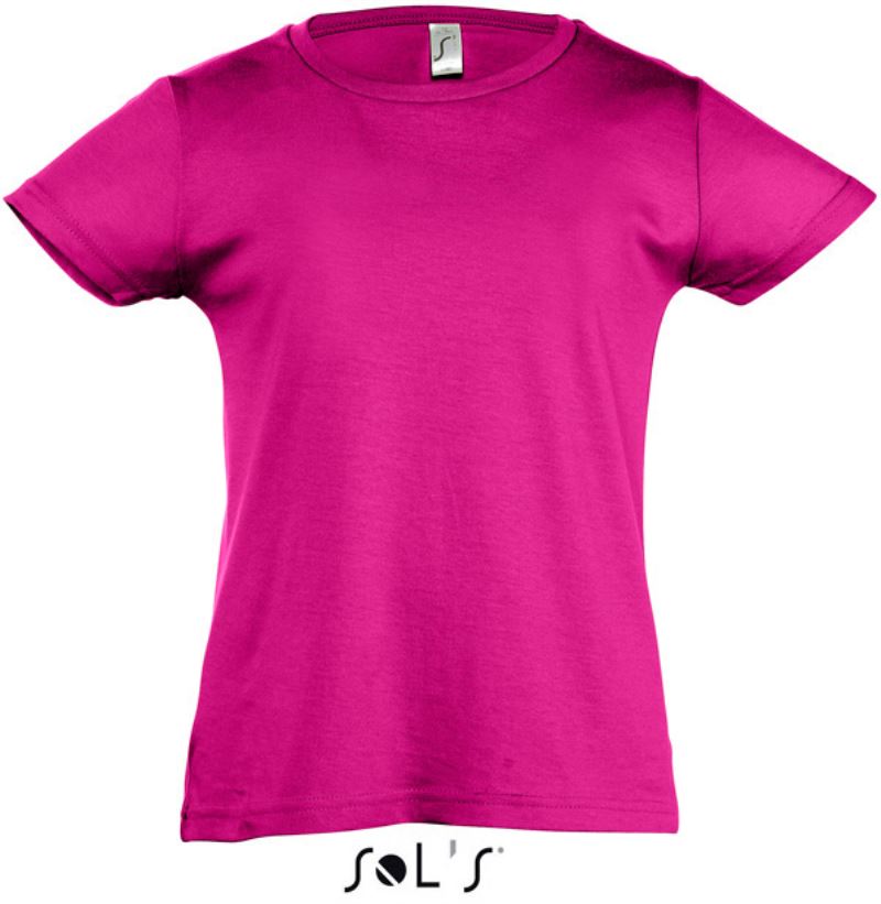 Levně Dívčí tričko - fuchsia
