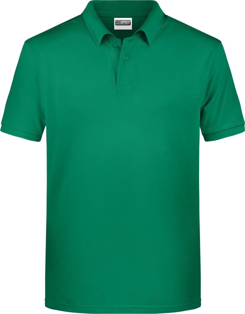 Levně Pánské piqué polo z bio bavlny - irish green
