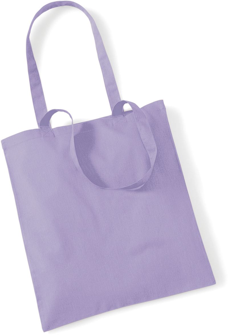 Levně Bavlněná taška "Bag for Life" - lavender