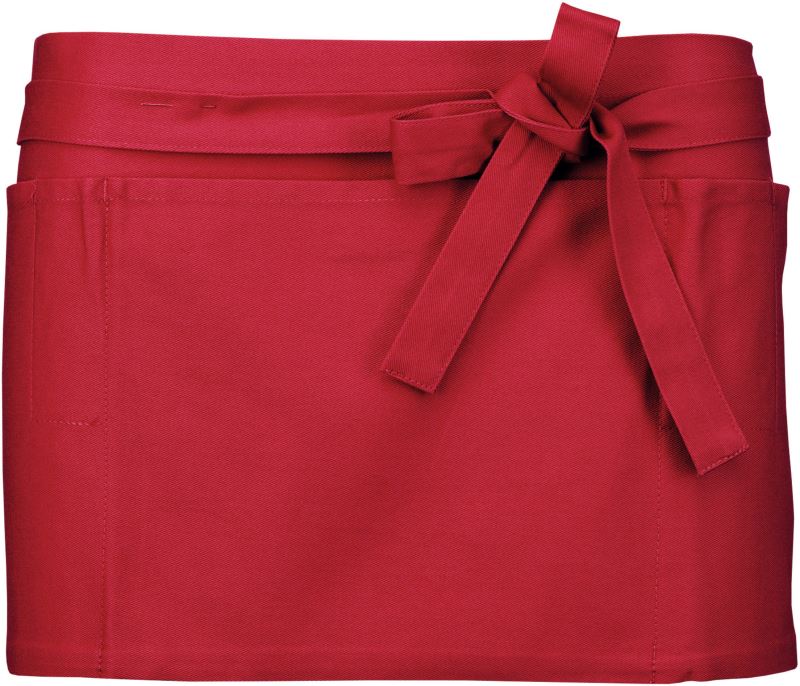 Levně Barová zástěra krátká - red