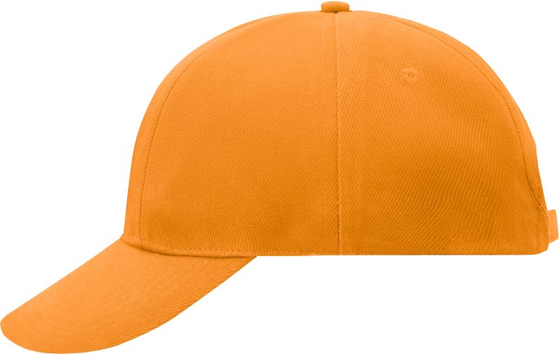 Levně 6 panelová vyztužená kšiltovka - orange