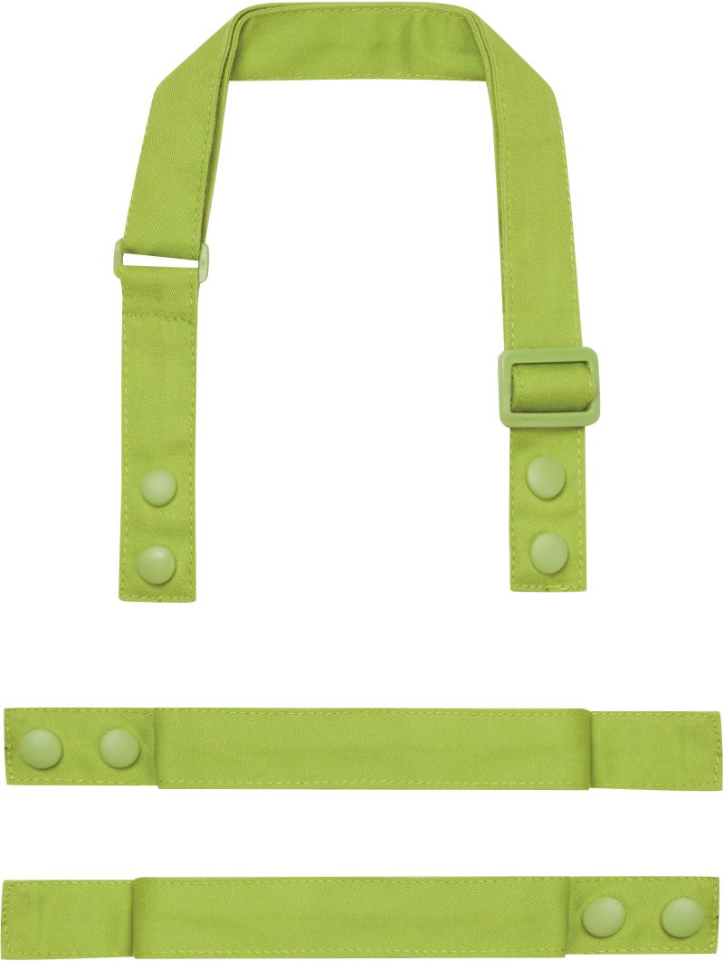 Levně Popruhy k zástěře "Swap and Pop" - lime