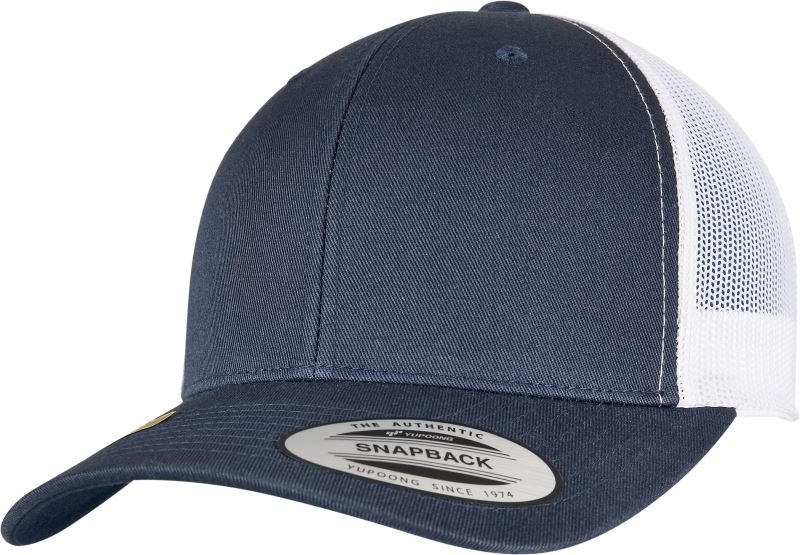 Levně 6 panelová Trucker kšiltovka "Recycled" - navy/white