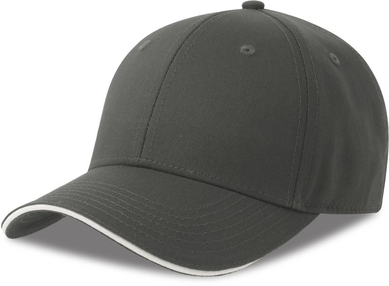 Levně 6 panelová sandwich kšiltovka - dark grey