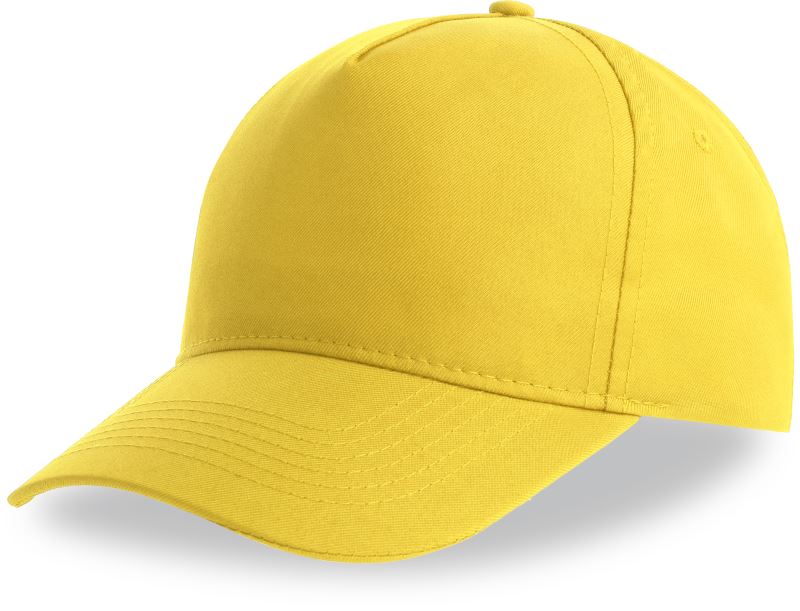 Dětská 5 panelová kšiltovka - yellow