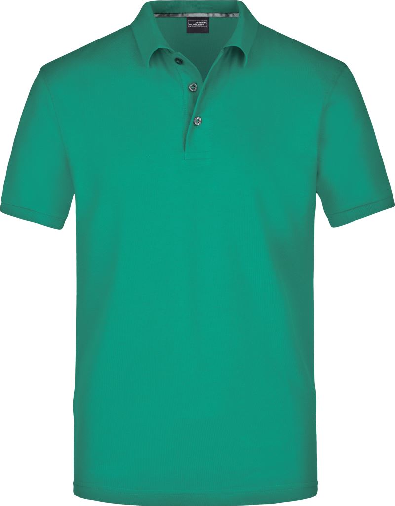 Levně Pánské pima piqué polo - irish green