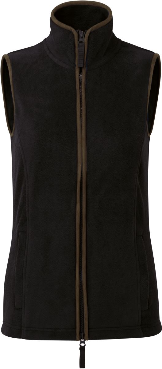 Levně Dámská fleecová vesta "Artisan" - black/brown