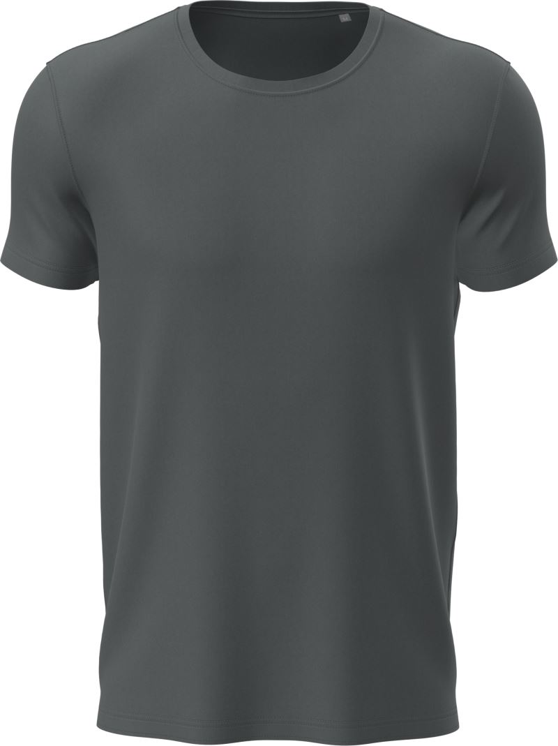 Levně Pánské sportovní tričko Interlock - slate grey